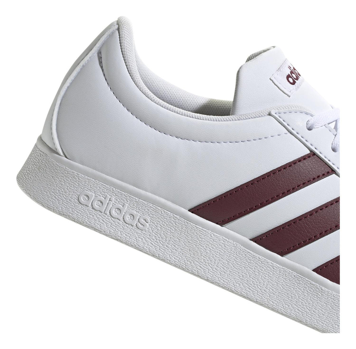 Tenis Hombre adidas Vl Court Base Color Blanco Rojo Gris Cintas Originales Casuales Ajuste Clásico S, foto 5 de 10