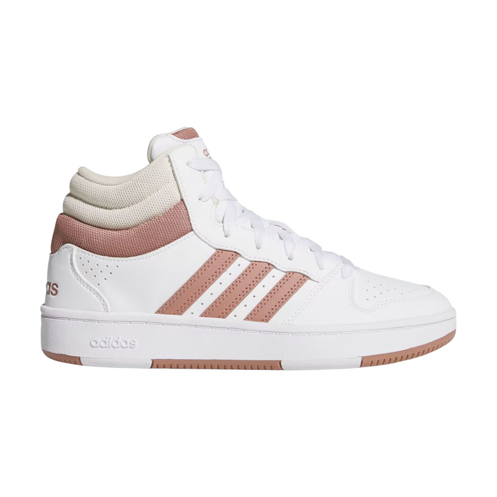 Tenis Adidas Hoops Mid Classic Dama Blanco Tipo Botín Mujer