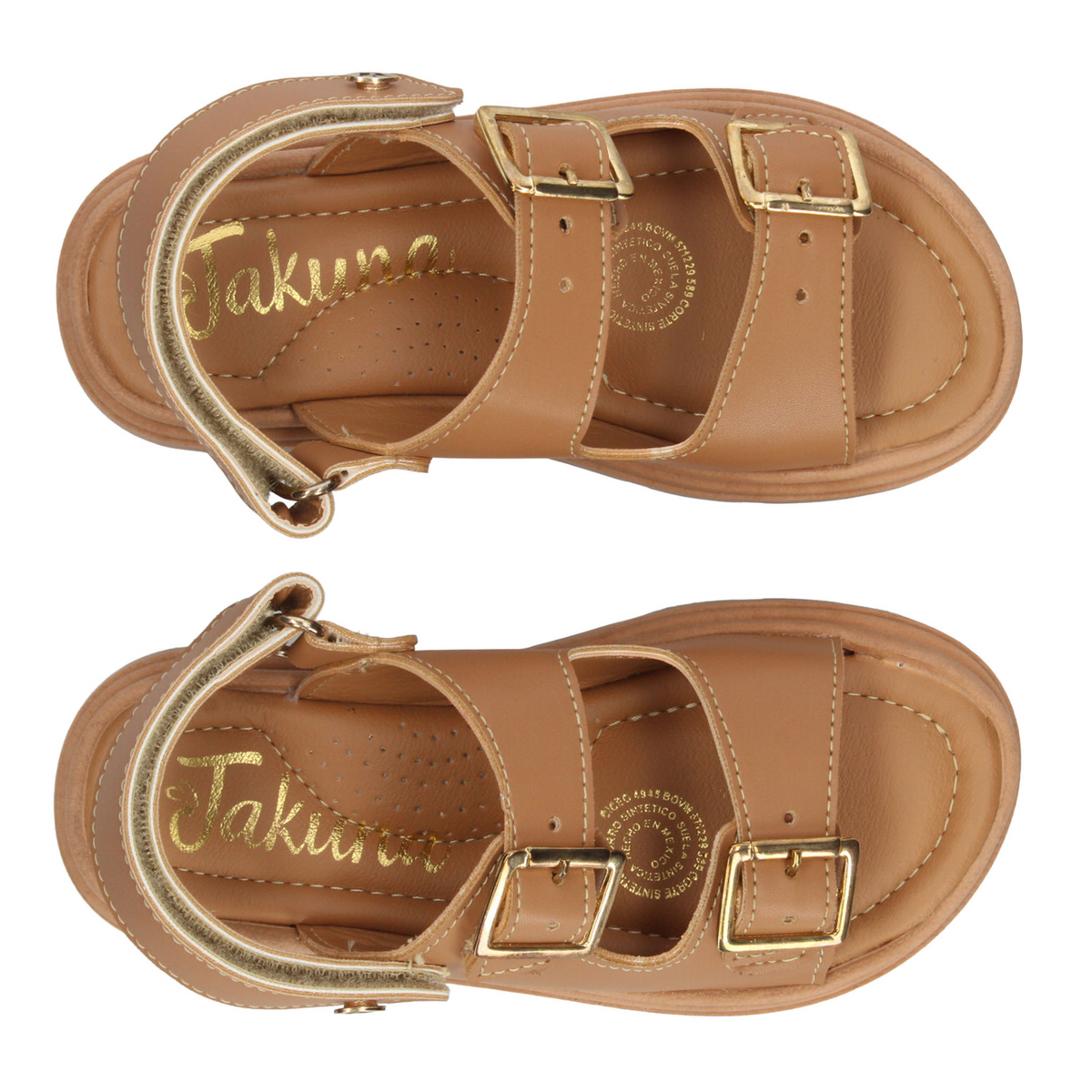 Sandalias Jakuna Niña Café Casual Infantil T22-27, foto 10 de 10