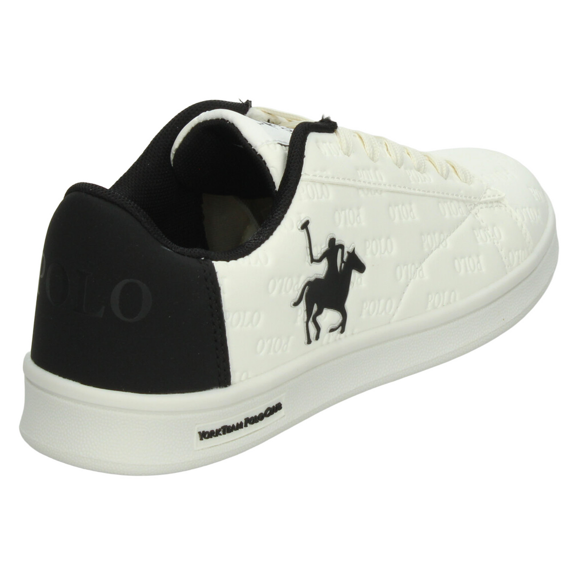 Tenis Polo Dama Off White Negro Casual Para Mujer, foto 3 de 10