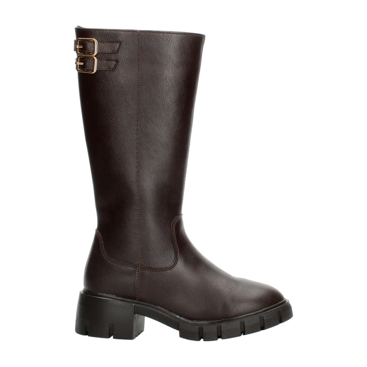 Bota Vavito Niña Café Larga Infantil T18-22