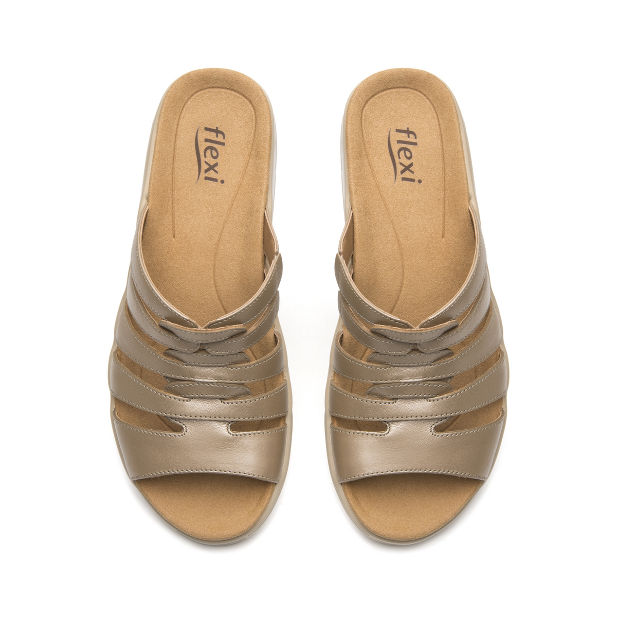 Sandalias Flexi Dorado para Mujer [FFF3767], foto 7 de 10