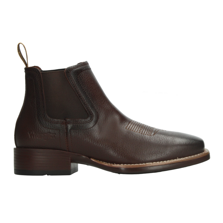 Bota Wrangler Hombre Café Casual Slip On Caballero