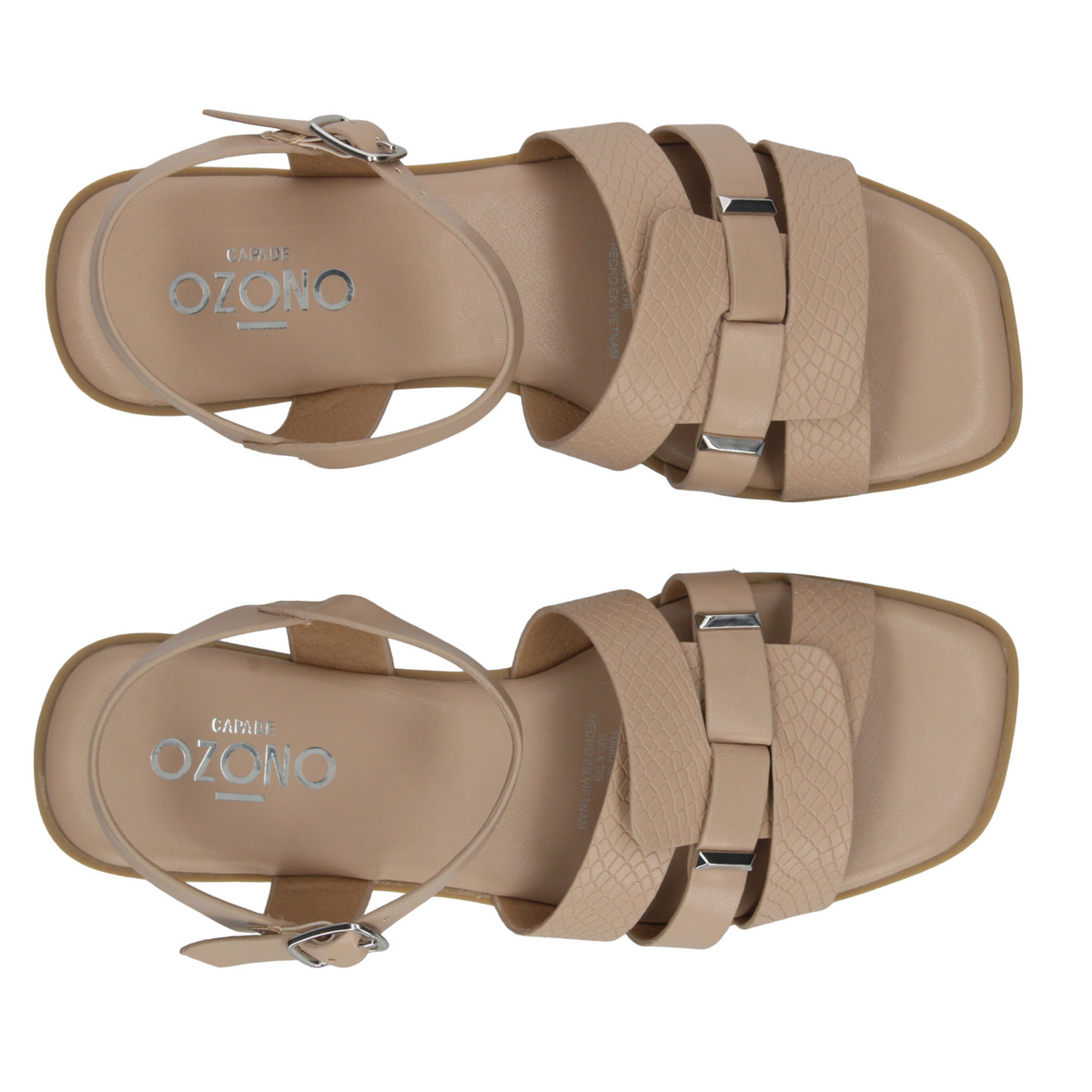 Sandalias Ozono Dama Beige Casual Para Mujer, foto 10 de 10