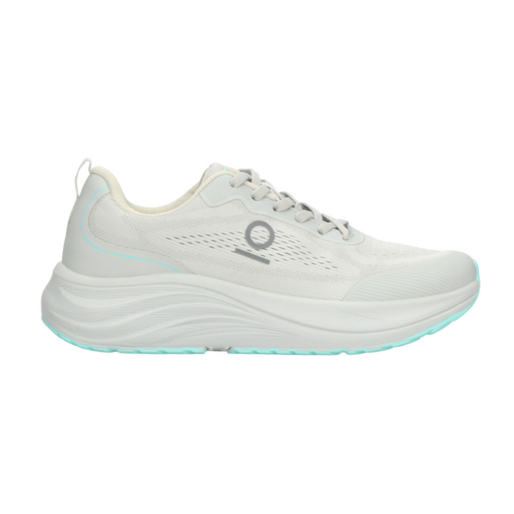 Tenis Ozono Dama Gris Deportivo Running Cintas Mujer