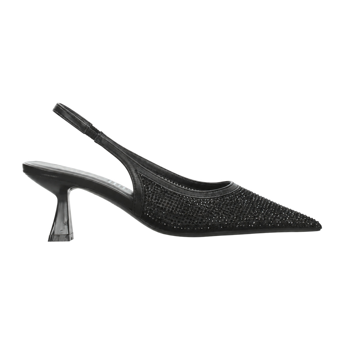 Zapatilla Perugia Dama Negro Fiesta Slingback Tacón Mujer, foto 10 de 10
