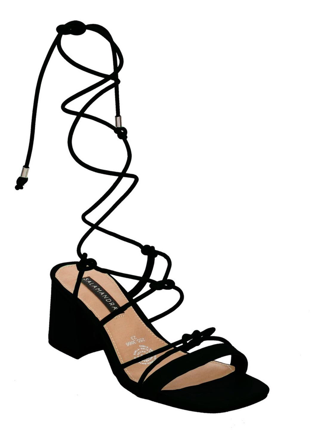 Sandalias Salamandra Negro Para Mujer [sal50], foto 10 de 10