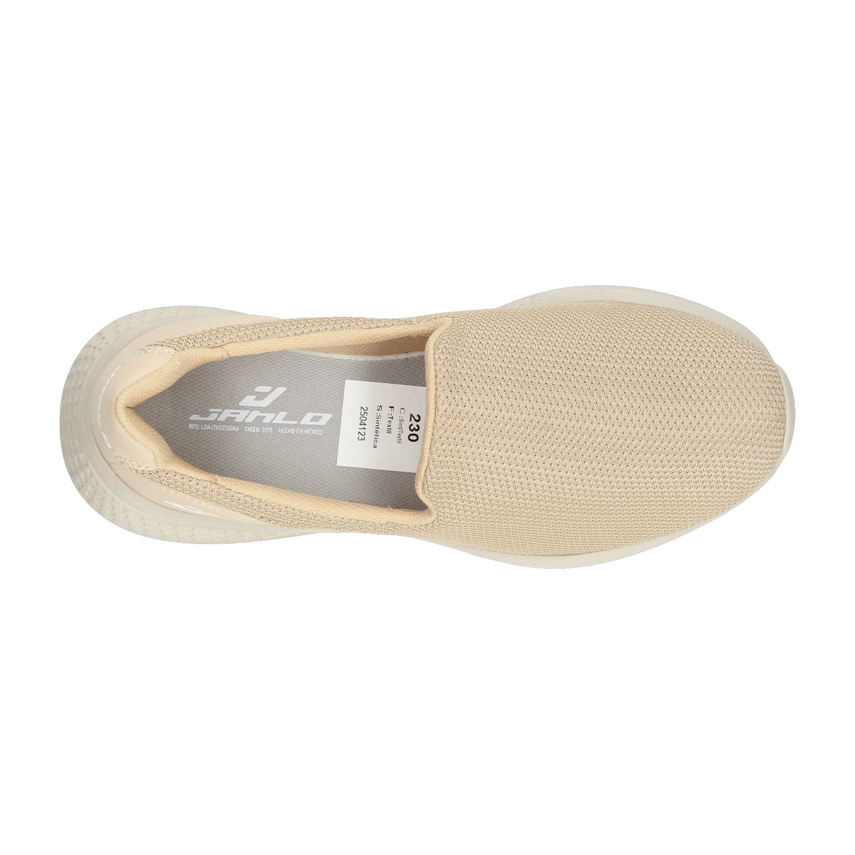 Tenis Janlo Beige para Mujer [JLO79], foto 8 de 10