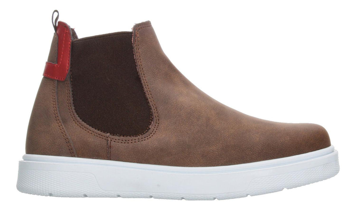 Botas Niño Blasito Café Casual Slip On Chelsea Zipper, foto 1 de 10