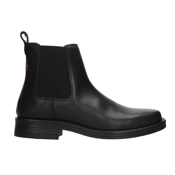 Bota Levis Hombre Negro Casual Slip On Cómoda Caballero