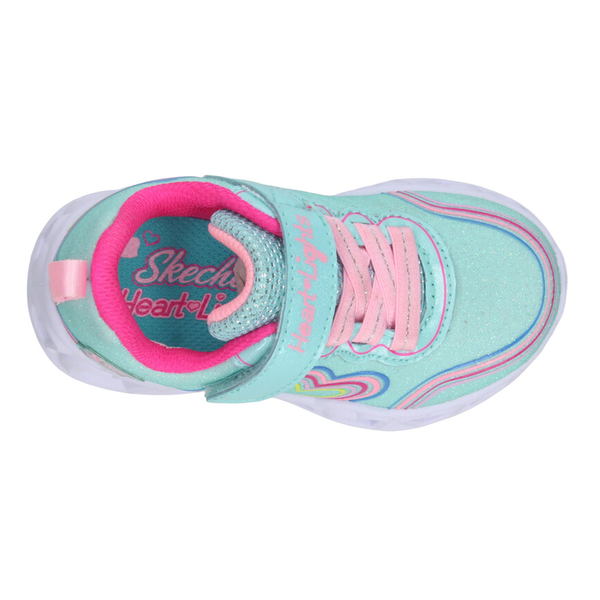 Tenis Skechers Niña Turquesa Luz Led Infantil T11-16, foto 8 de 10