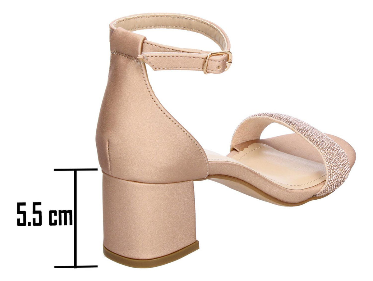 Sandalias De Fiesta Paulina Rose Gold Para Mujer [pau1025], foto 3 de 10