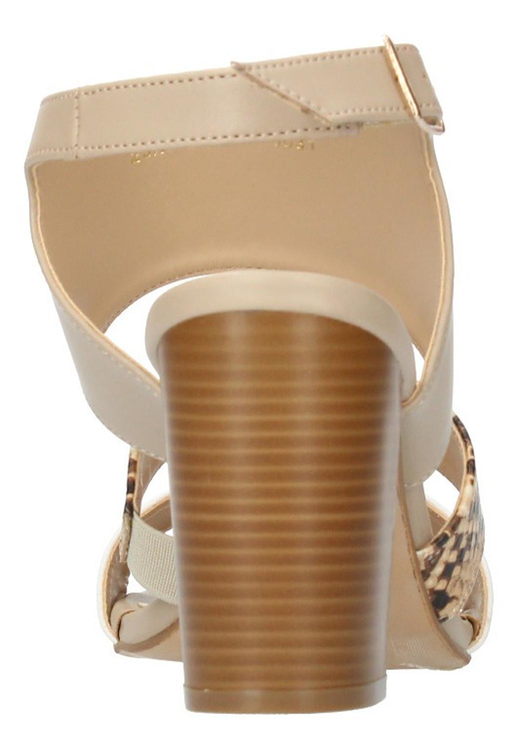 Sandalia Paulina Para Mujer 21601 Beige [pau741], foto 5 de 6