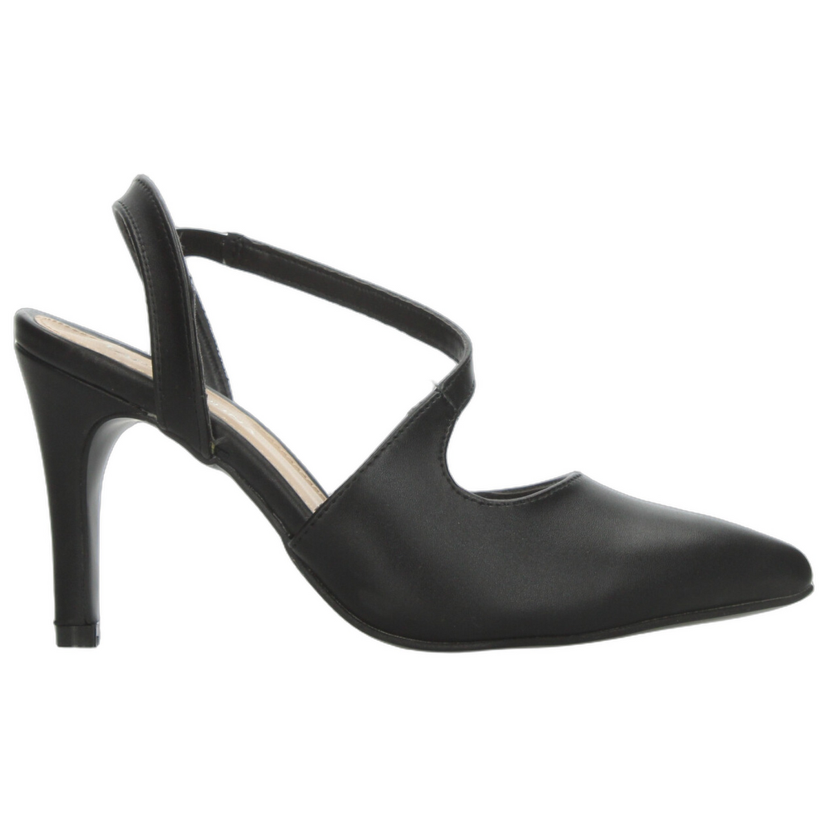 Zapatillas Paulina Dama Negro Formal Tacón Puntiagudo Mujer, foto 10 de 10
