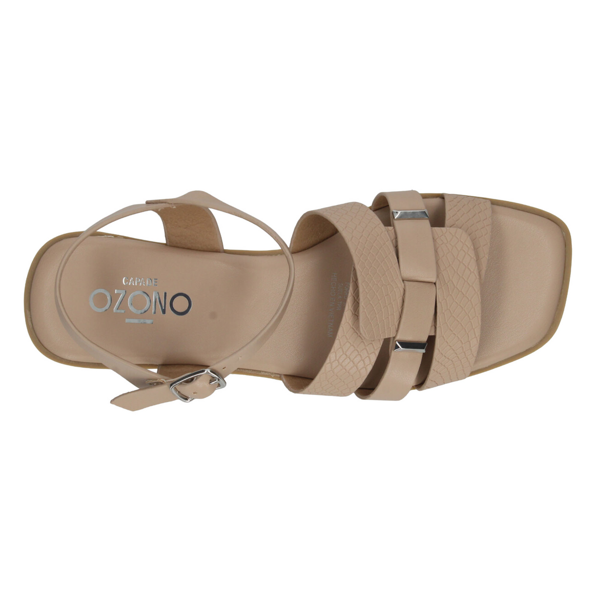Sandalias Ozono Dama Beige Casual Para Mujer, foto 8 de 10