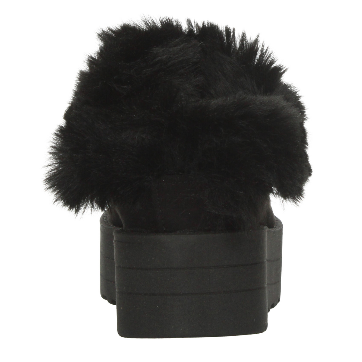 Zueco Rojo Cereza Dama Negro Pantufla Plataforma Casual Mujer, foto 7 de 10