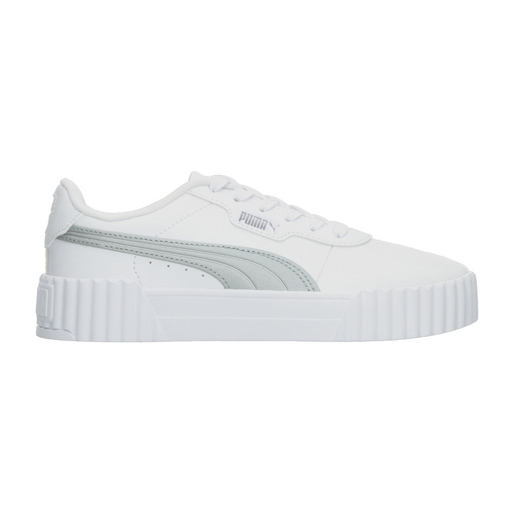 Tenis Puma Carina 3.0 Aqua Metallics Dama Blanco Casual Para Mujer