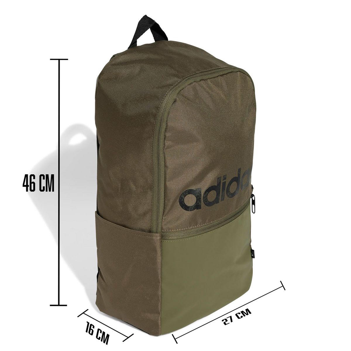 Mochila Adidas Classic Hombre Verde Escolar Portalaptop Caballero 22L, foto 7 de 10