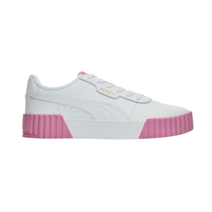 Tenis Puma Carina 3.0 Niña Blanco Casual Infantil T22-25