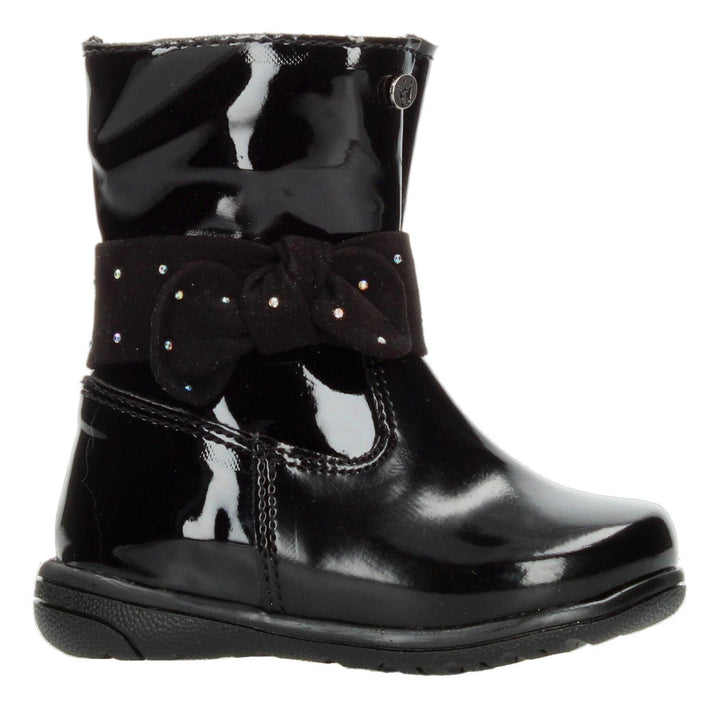 Bota Jakuna Negro Para Niña T12-18 [JAK309]