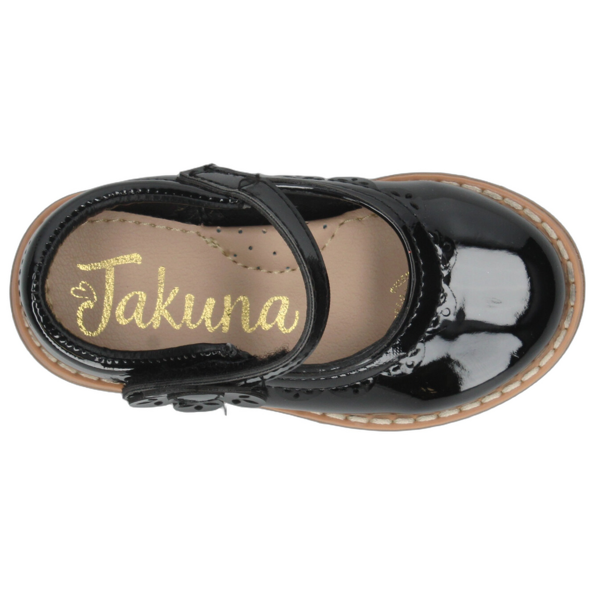 Zapato Jakuna Niña Negro Mary Jane Casual Infantil T15-18, foto 8 de 10