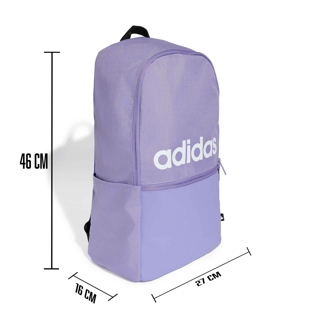 Mochila Adidas Classic Dama Lila Escolar Portalaptop Mujer 22L, foto 7 de 10