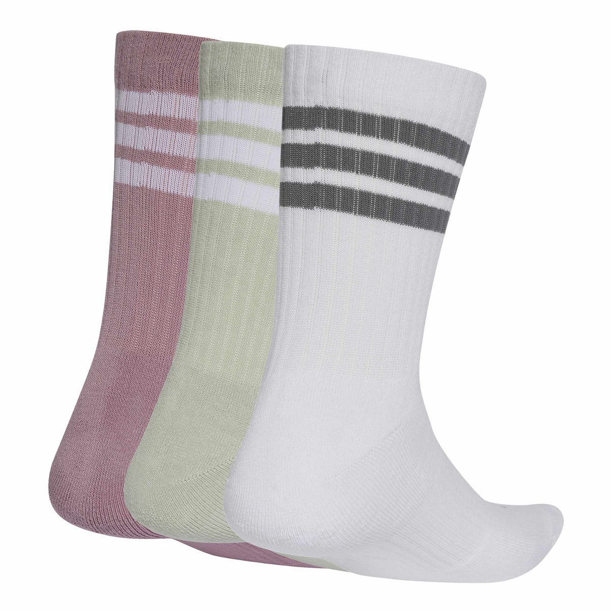 Calcetas Adidas Dama Multicolor 3 Pares Acolchados Largos Mujer, foto 2 de 10