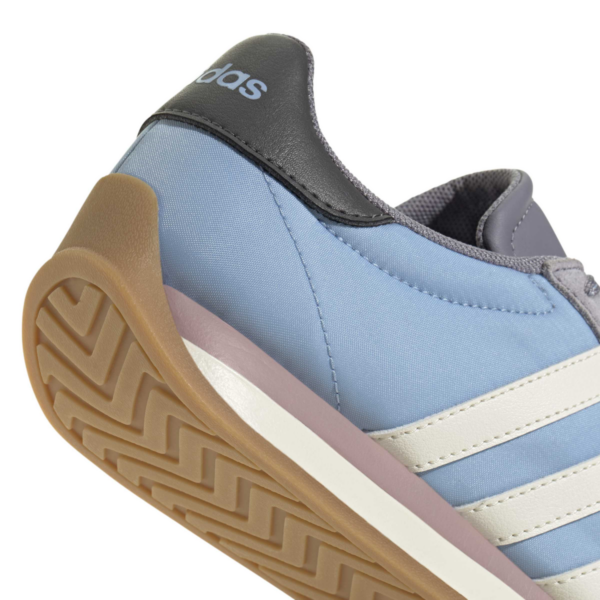Tenis Adidas Runvista Dama Azul Cielo Casual Cintas Mujer, foto 6 de 10