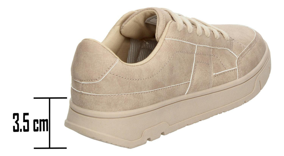 Tenis Ozono Beige Para Mujer [ozo2948], foto 3 de 10