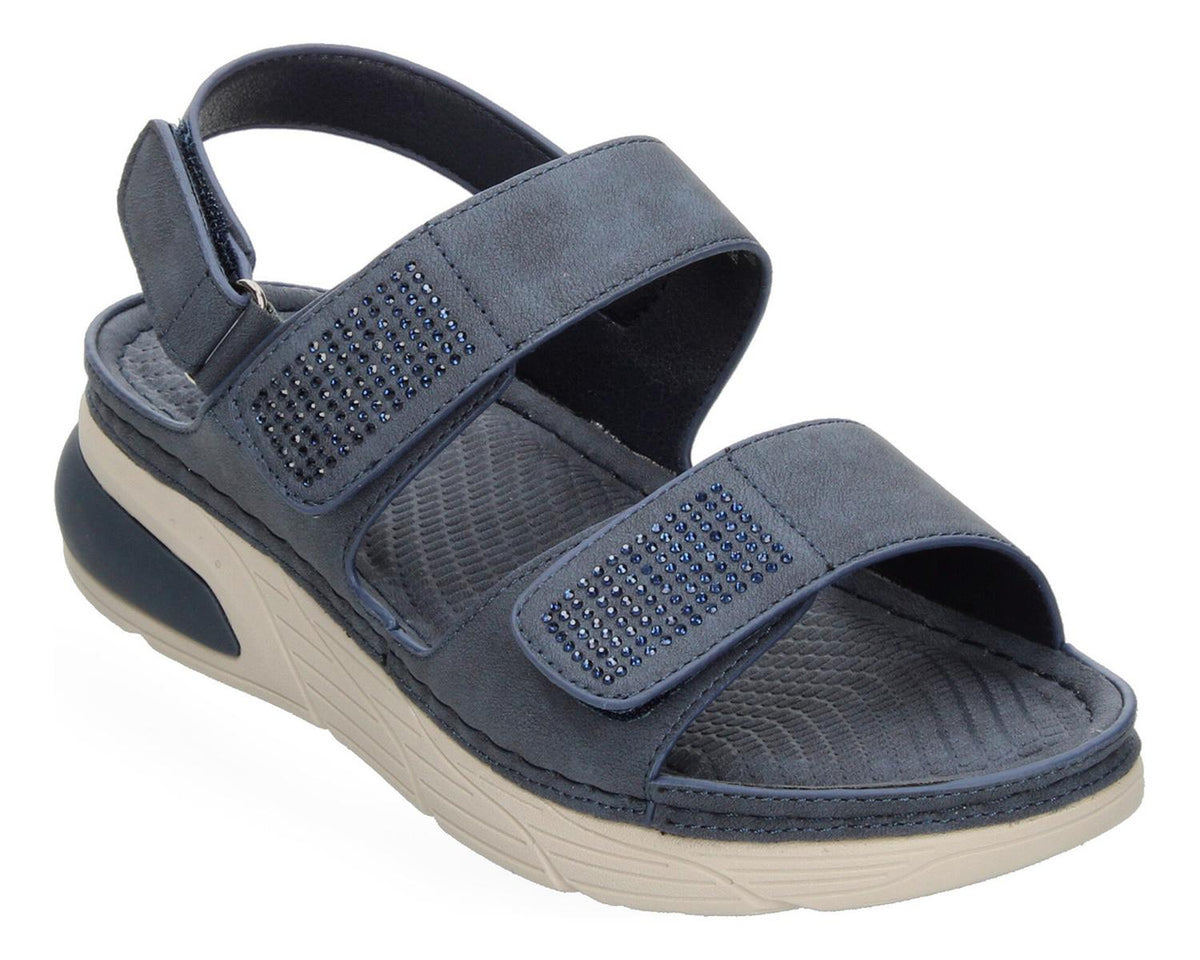 Sandalias Hispana Azul Marino Para Mujer [his162], foto 4 de 10