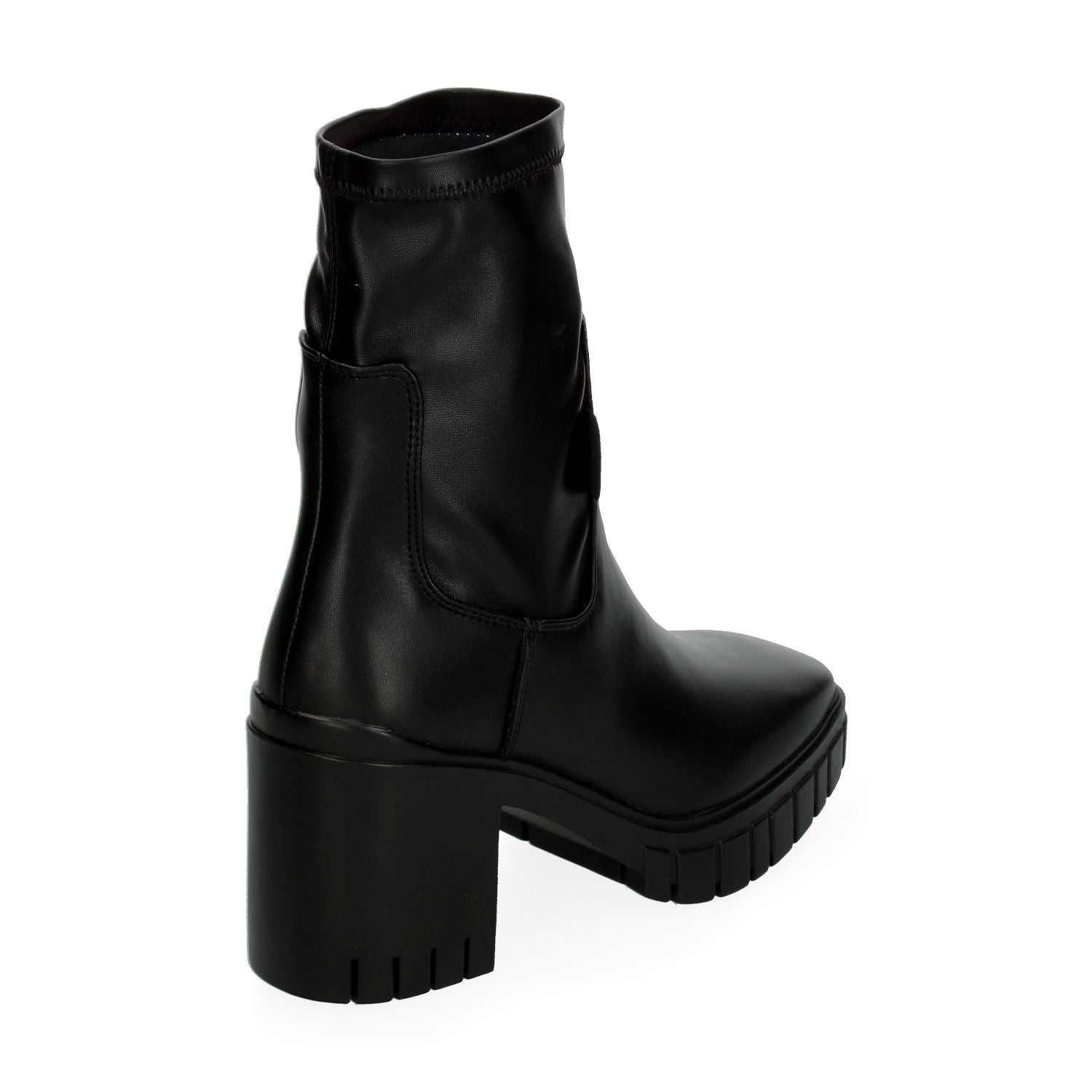 Botin negro plataforma discount mujer